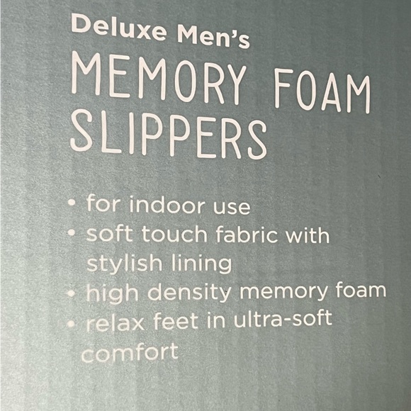 🔥NWT Men’s memory foam slippers - Picture 11 of 11